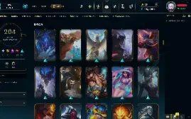 Conta LoL unranked lvl 557