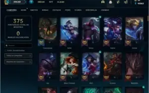Conta prata 1 com TODOS os champs e 58 skins