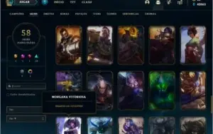 Conta prata 1 com TODOS os champs e 58 skins