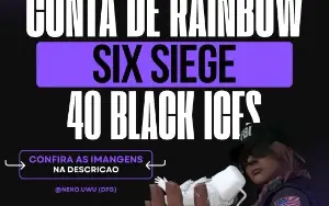 Conta Rainbow Six Siege Com 40 Black Ices e 11 Elites