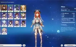Reroll Nilou+Bis+Hu Tao+Harpa ar 13