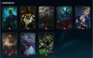 Conta no LoL Lv419 Com Skin, Unranked, Todos os Champs