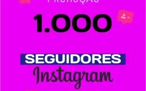 Promoção 1.000  Seguidores no Instagram