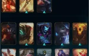 Conta League of Legends lv200+, 80skins , Platina 3 2020.