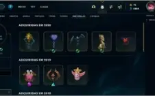 Conta TOP 626 skins Full Champ