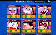 Conta Brawl Stars 49/50 brawlers