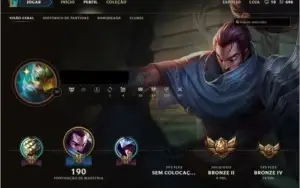 League of Legends Conta Bronze 2