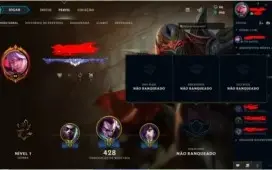 Conta de LOL Diamante S7