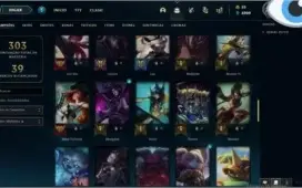 Conta lol lvl 157 com 54 skin é  71 champs