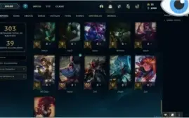 Conta lol lvl 157 com 54 skin é  71 champs