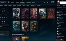 CONTA LEAGUE OF LEGENDES desde 2010