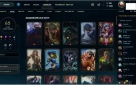 CONTA LEAGUE OF LEGENDES desde 2010