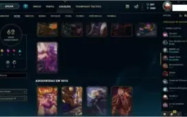CONTA LEAGUE OF LEGENDES desde 2010