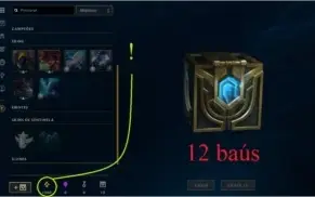 Conta League Of Legends Platina4 ,43 champions/8 skins 12baú