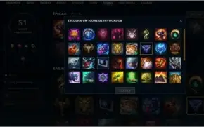Conta League Of Legends Platina4 ,43 champions/8 skins 12baú