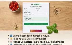 NutriFit - App Inteligente de Marmitas Saudáveis - Vitalício