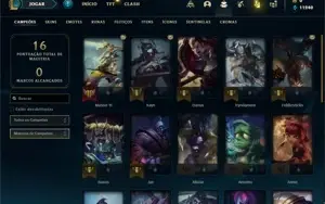 Conta Platina 2 com 27 Champs e 12 Fragmentos