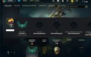 Conta Platina 2 com 27 Champs e 12 Fragmentos