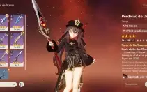 Vendo conta genshin impactcom hutao e andarilho xinquinhu c4