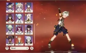 Ar46. Ayaka + cortadora, Raiden s. + espinha, ganyu + harpa