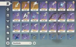 Ar46. Ayaka + cortadora, Raiden s. + espinha, ganyu + harpa