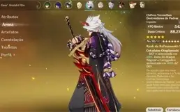 Conta AR 56 com 12 Personagens 5 estrelas