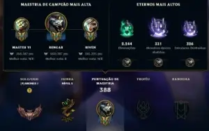 League of Legends - Conta Mono Rengar - 1250 RP - 9K EA