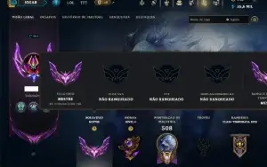 Mestre com TODOS os Champs e 64 Skins ( 208 PDL )