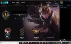 Venda de Conta League of Legends Todos Champs, 171 skins e +