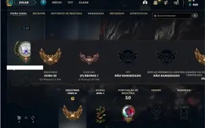 Conta Ouro 3 com 38 Champs e 7 Skins + 1 Espolio de skin