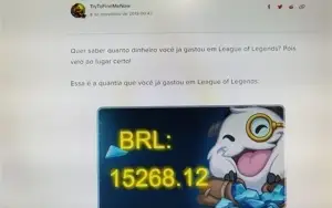 Conta league of legends com mais de 1.400 skins