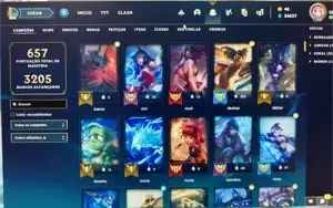 Conta league of legends com mais de 1.400 skins