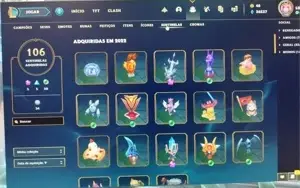 Conta league of legends com mais de 1.400 skins