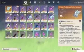 CONTA AR47 COM KEQING+QIQI C1 + ARMA 5*
