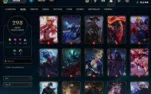 Conta Lol Full Acesso Lvl 395 + 298 Skins