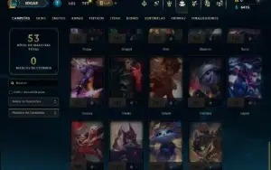 Esmeralda 3 com 50 Champs e 10 Skins