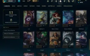 Esmeralda 3 com 50 Champs e 10 Skins