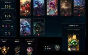 Todos os Champions | Gold 3 | Rammus Rei (+120 skins)