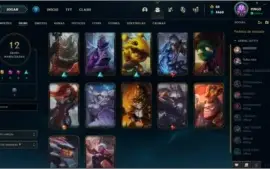 Conta de LoL PRATA II com skin mítica