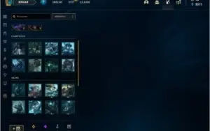 CONTA LEAGUE OF LEGENDS COM SKINS RARAS