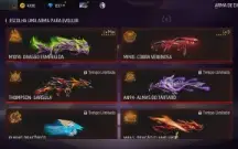 Conta Free Fire Gemada Com Angelical, Armas Full, 800 Dimas
