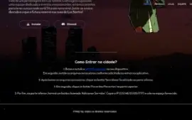 Site Para Cidades Roleplay | V2 (Fivem, Samp, Mta, Etc)