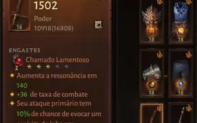 VENDO (MONGE / CRUZADO / BARBARO) SERVIDOR BELIAL