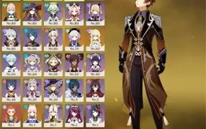 CONTA GENSHIN AR56 ZHONGLI+EULA+KLEE+YOIMIYA +