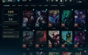 CONTA LOL - LVL 109 - 135 Champions - 72 Skins - FULL ACESSO