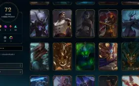 CONTA LOL - LVL 109 - 135 Champions - 72 Skins - FULL ACESSO