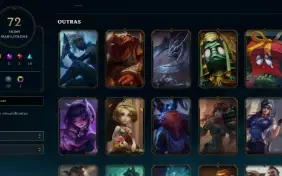 CONTA LOL - LVL 109 - 135 Champions - 72 Skins - FULL ACESSO