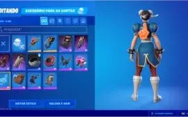 Conta fortnite  Passe 5 e 6 mais skins lendas dos jogos