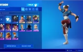 Conta fortnite  Passe 5 e 6 mais skins lendas dos jogos