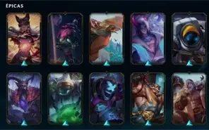 CONTA LOL 🌟 GOLD 4 🌟 250 SKINS 🌟 TODOS CAMPEOES